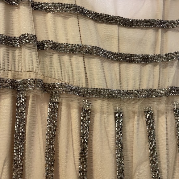 Nude sequin mini dress x Alice + Olivia - Picture 3 of 7